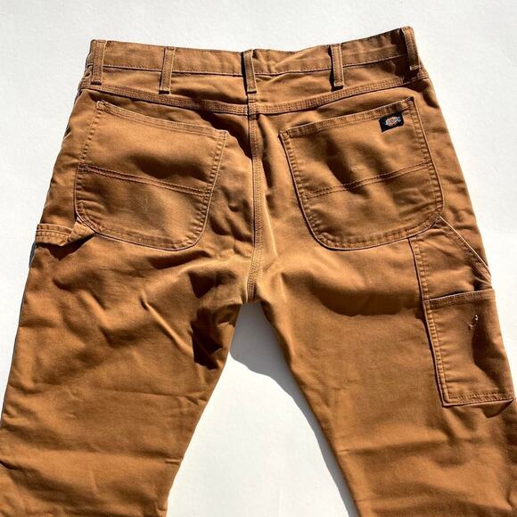 Dickies Tan Brown Utility Work Carpenter Pants Size 36x34 - Picture 2 of 3